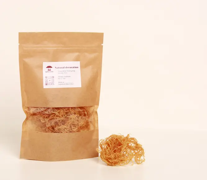 Organiskās jūras sūnu aļģes (Irish Moss) — 50g