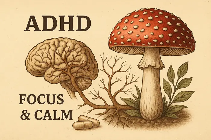 Amanita and ADHD: Natural Support for Focus and Calm article cover