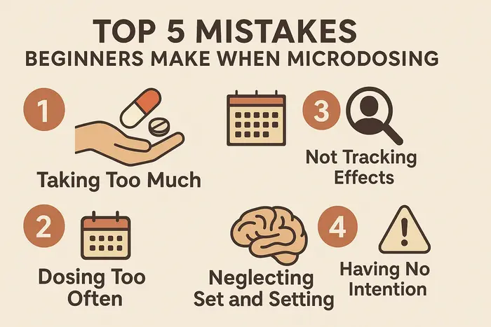 Top 5 Mistakes of Beginners in Fly Agaric Microdosing article cover